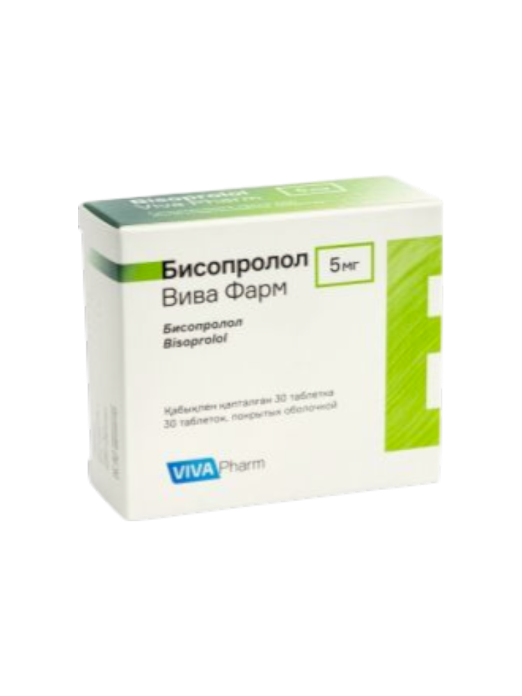Бисопролол Вива Фарм 5мг таб. №30