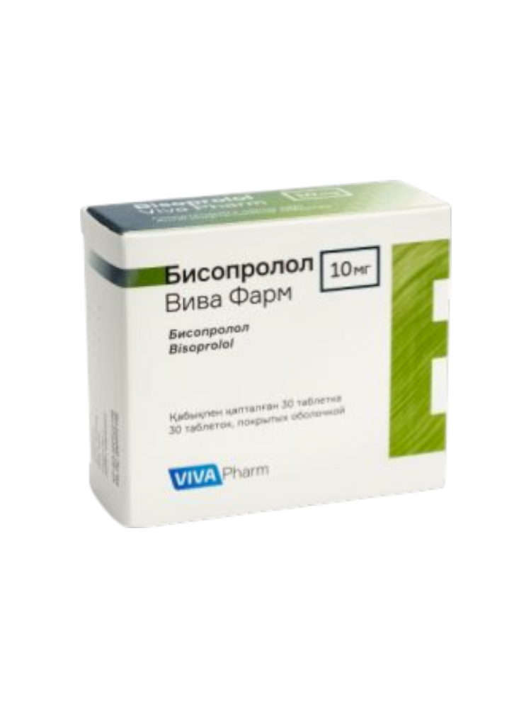 Бисопролол Вива Фарм 10мг таб. №30