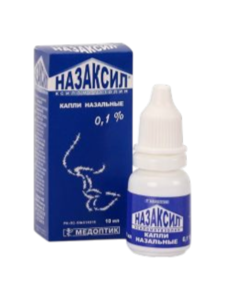 Назаксил наз.кап. 0,1% 10мл