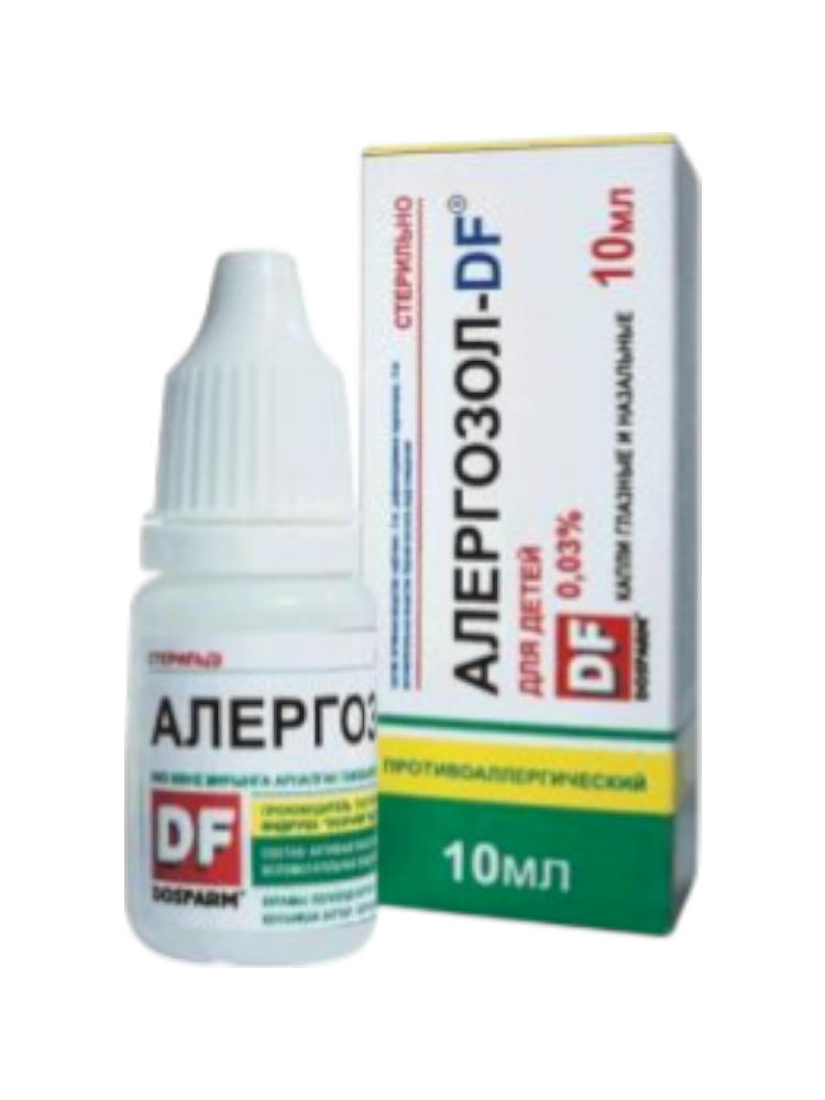 Алергозол-DF кап. 0,03% 10,0