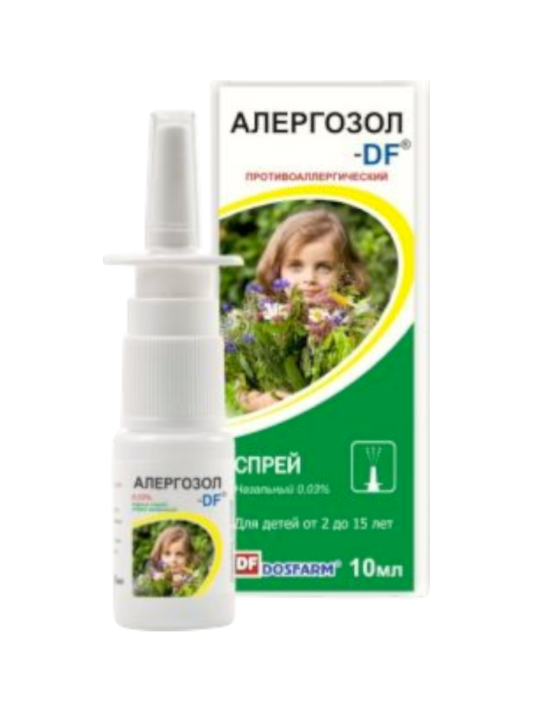 Алергозол-DF спрей 0,03% 10,0