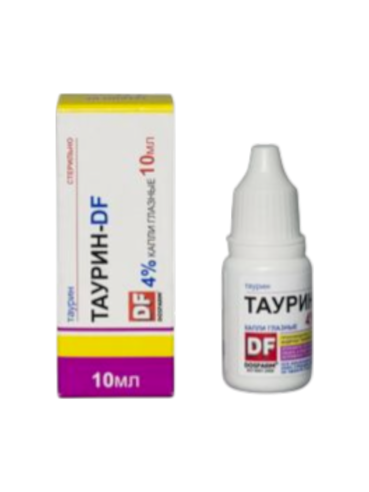 Таурин-DF кап.4% 10мл