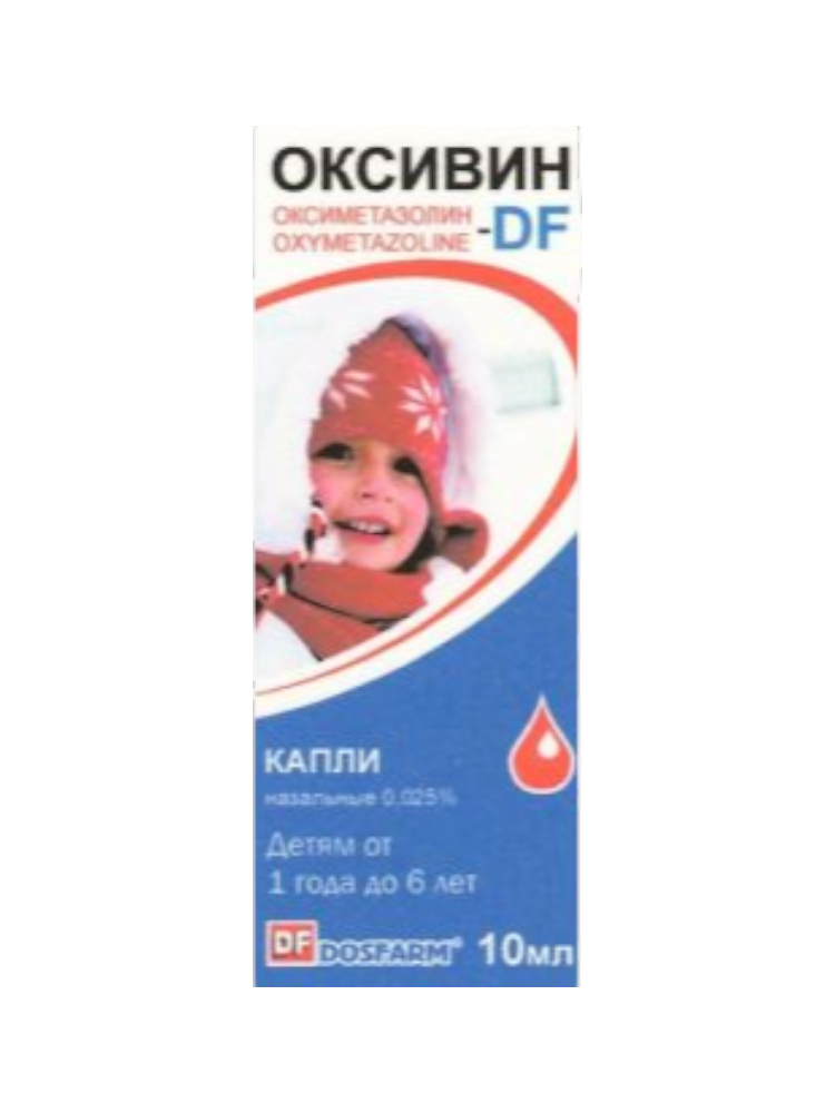 Оксивин-DF кап. назальные 0,025% 10мл