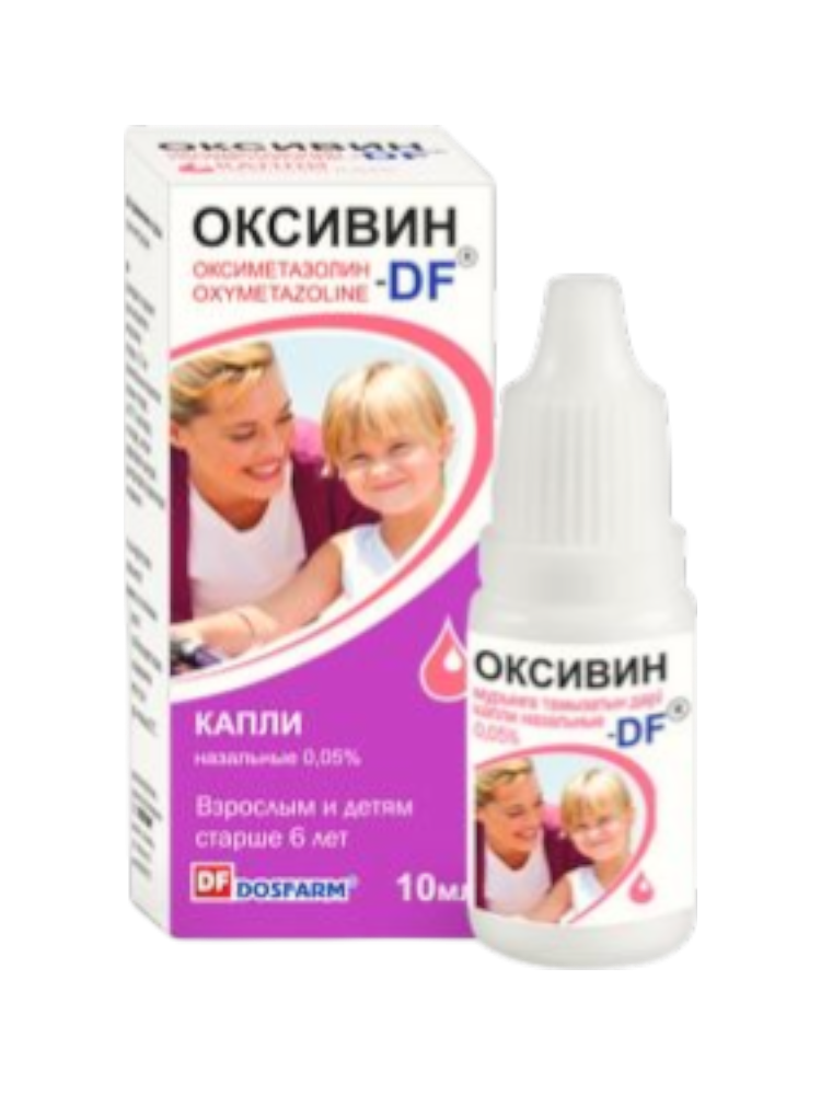 Оксивин-DF кап. назальные 0,05% 10мл