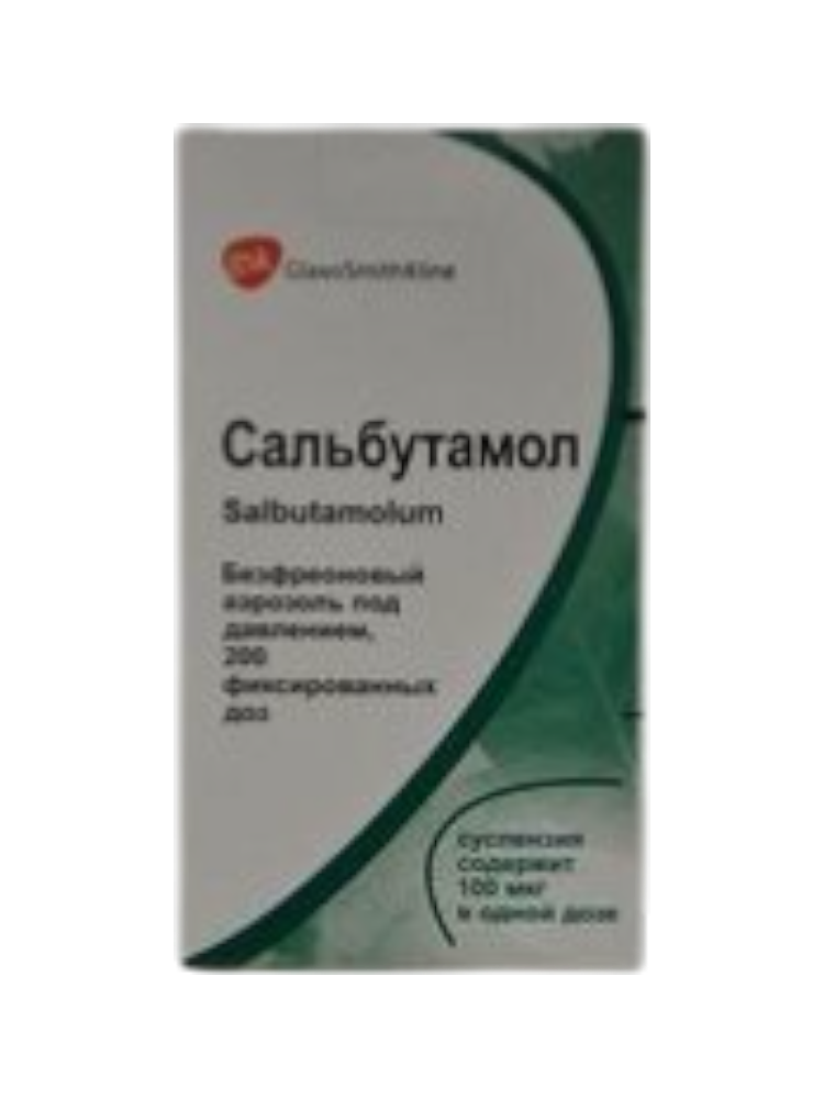 Сальбутамол аэр.100мкг 200доз Глаксо - фото 1