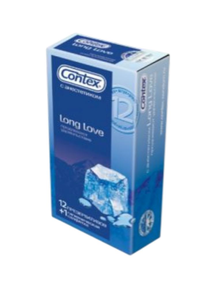 Презервативы Contex Long Love с анестетиком №12