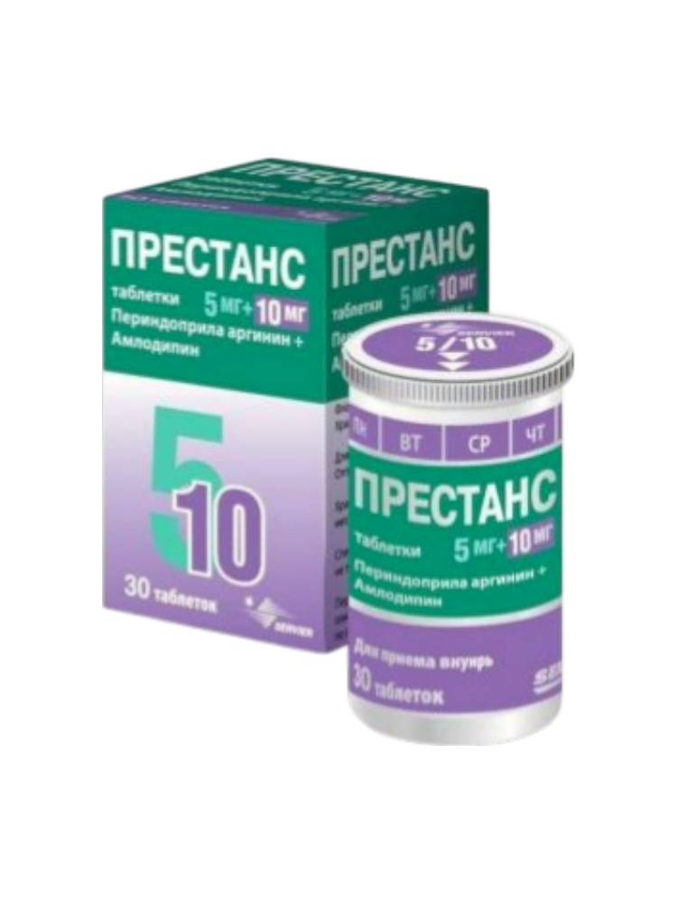 Престанс таб.5мг/10мг №30
