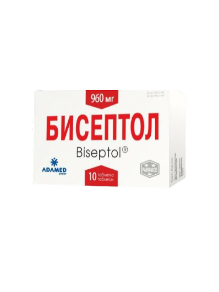 Бисептол таб 960 мг №10