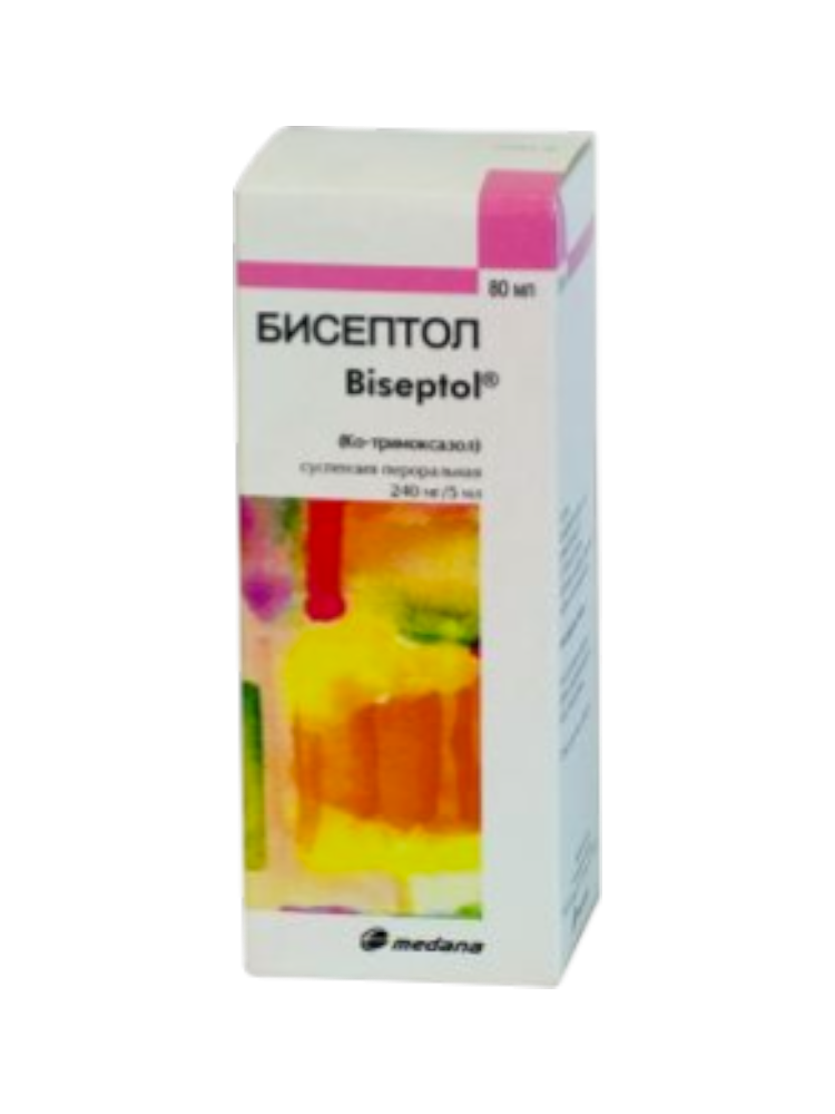 Бисептол сусп.240мг/5мл 80мл