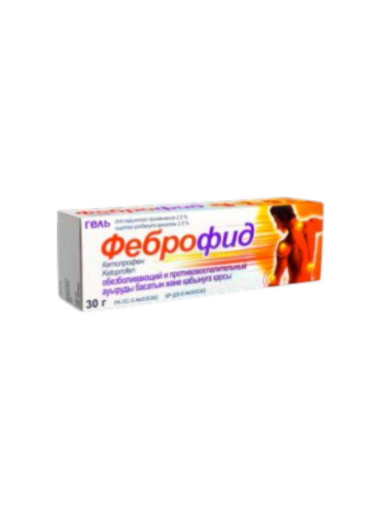 Феброфид гель 2,5% 30,0 - фото 1