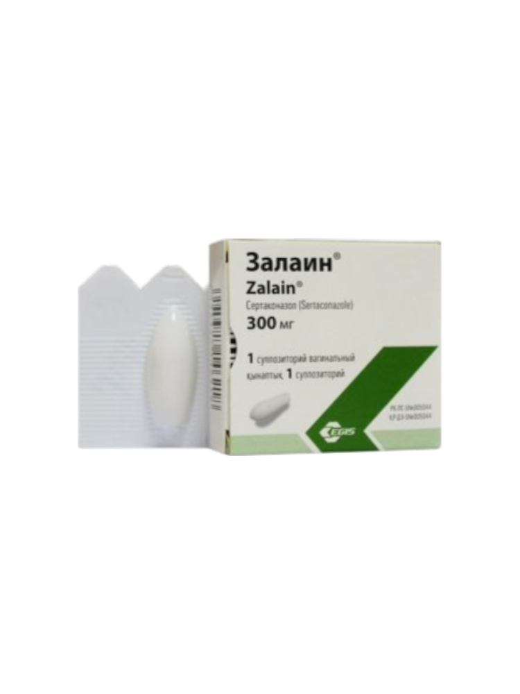 Залаин ваг.супп. 300мг №1