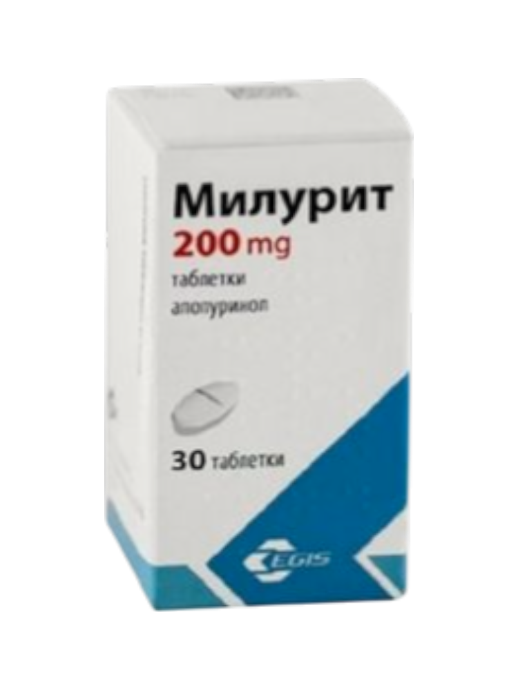 Милурит 200 мг №30табл.