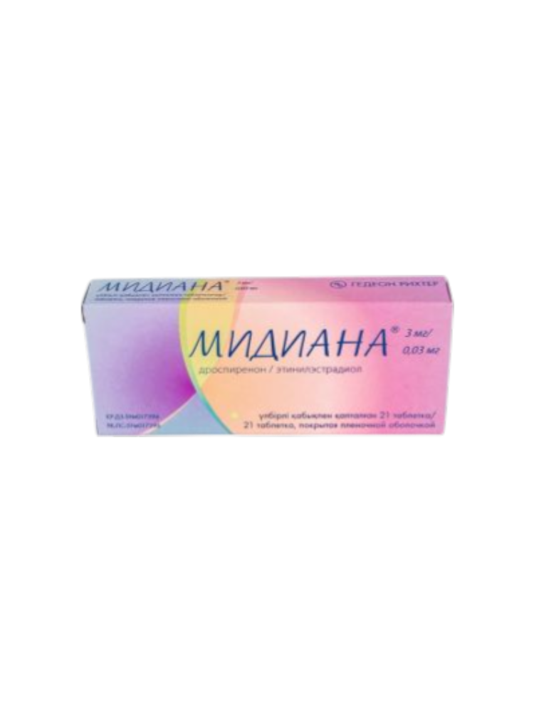 Мидиана таб.3мг/0,03мг №21