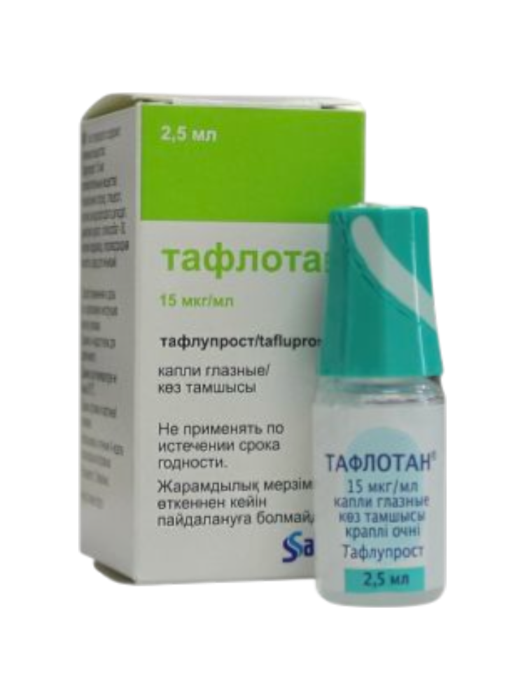 Тафлотан 15 мкг/мл 2,5 мл глазн.капли