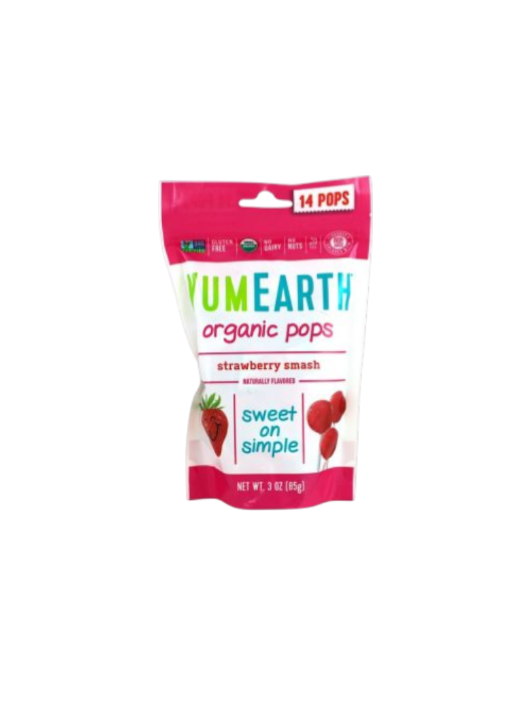 Леденцы YumEarth органические фруктовые №14 на палочке 
