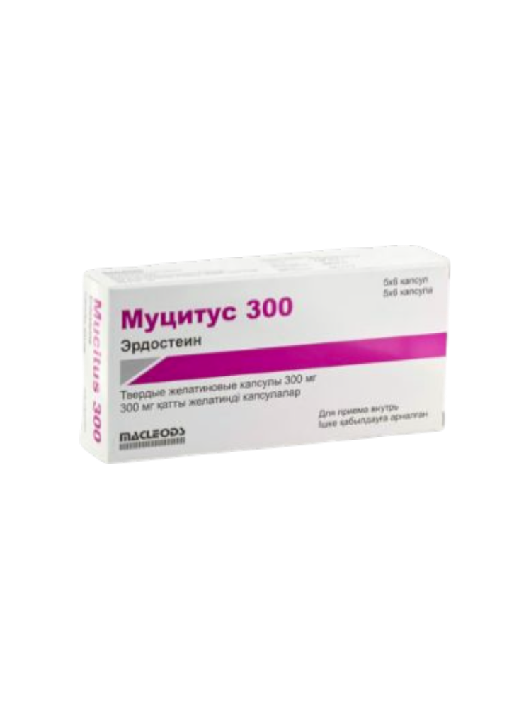 Муцитус 300 мг № 30 капс