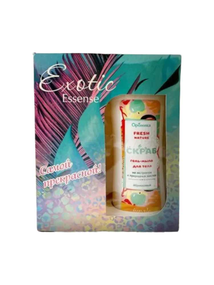ПОДАРОЧНЫЙ НАБОР EXOTIC ESSENCE ШАМПУНЬ SPA 300МЛ + СКРАБ 300МЛ