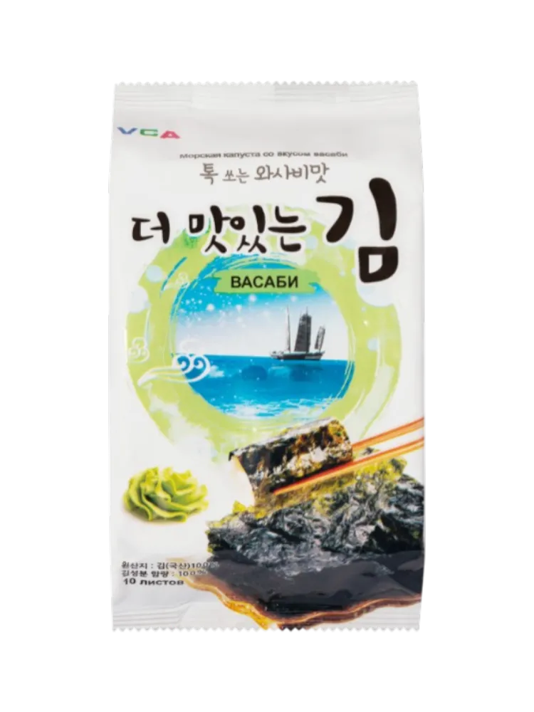 МОРСКАЯ КАПУСТА VCA 5Г ВКУС ВАСАБИ