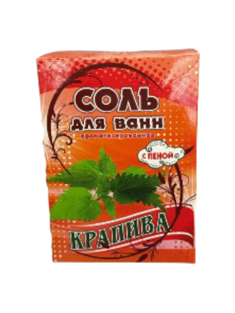 СОЛЬ Д/ВАНН БАХТАШ 400Г КРАПИВА С ПЕНОЙ