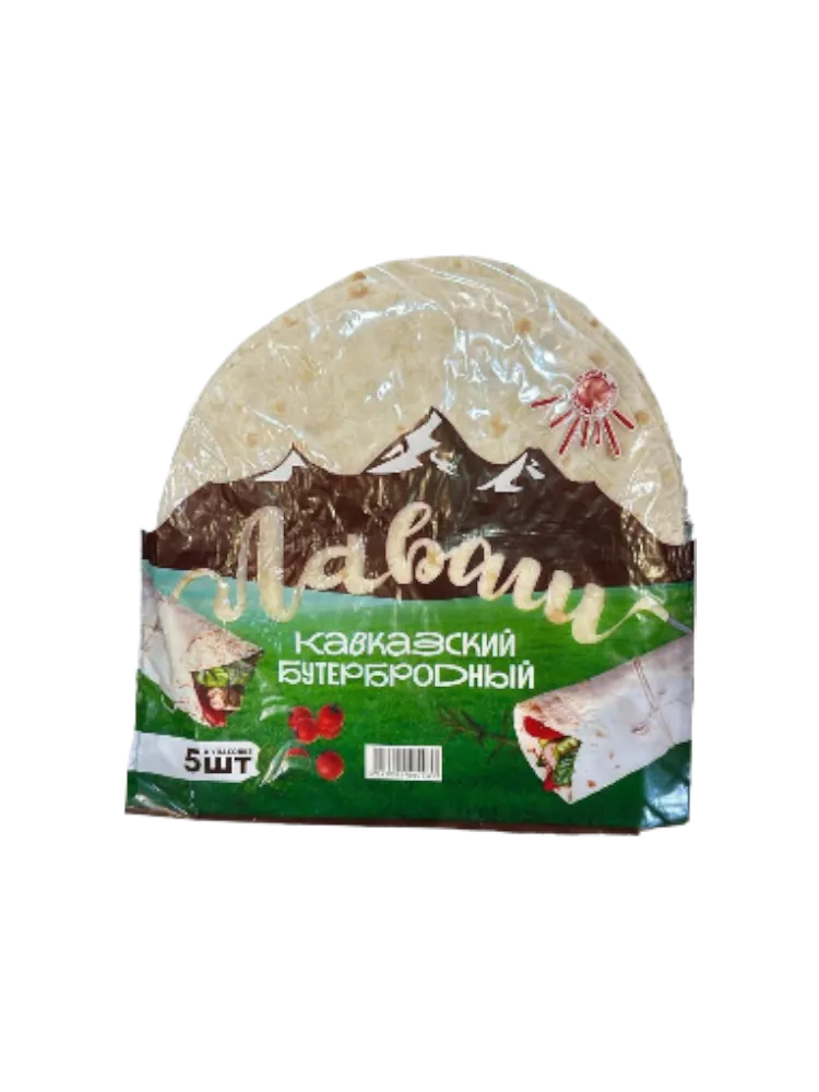 ЛАВАШ КАВКАЗСКИЙ БУТЕРБРОДНЫЙ 150Г