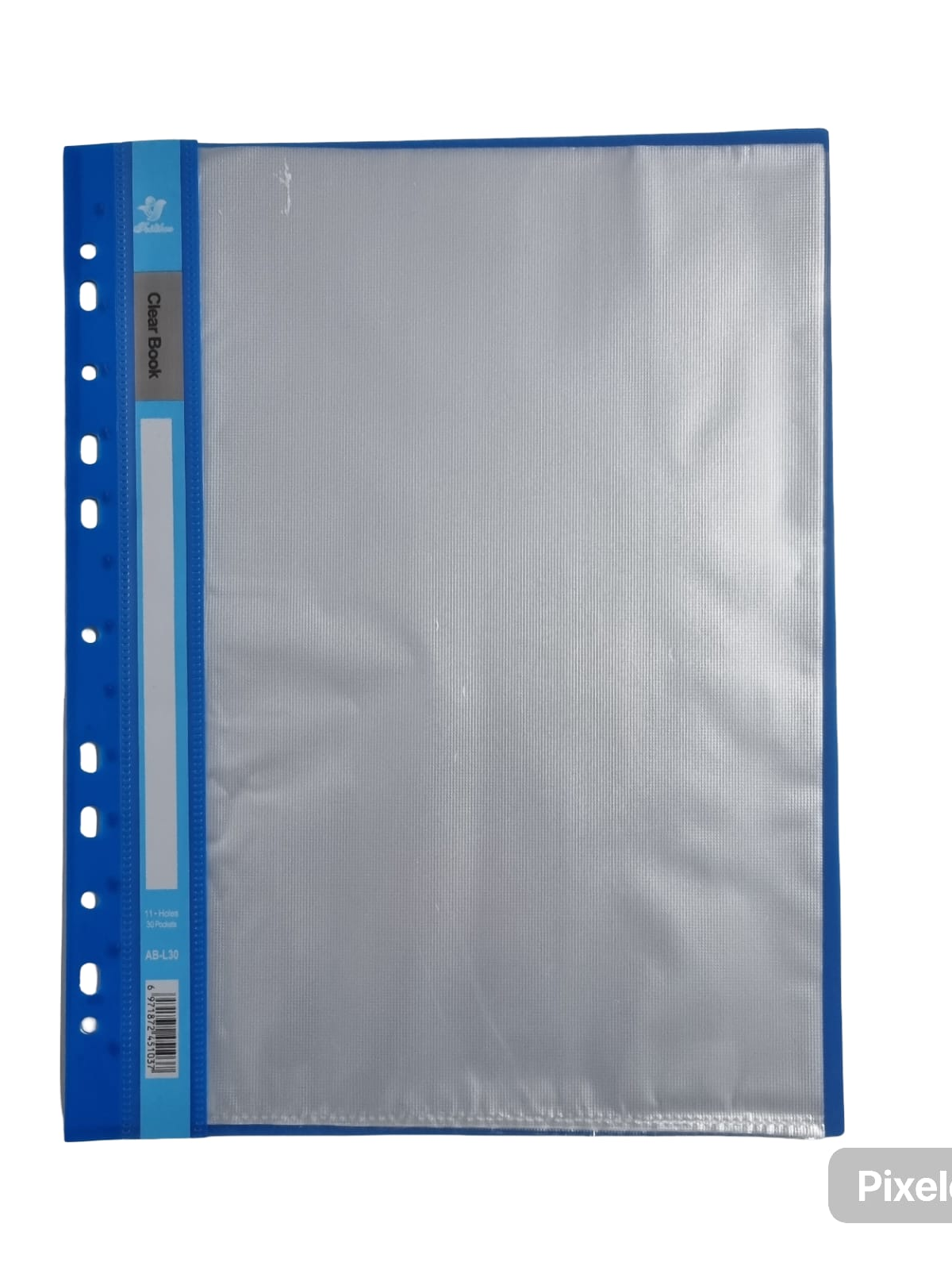 Папка Feilibao Clear Book, А4, синий 30л