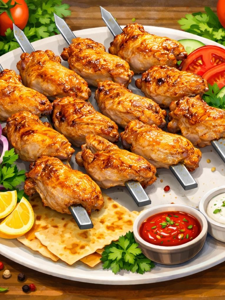 Крылышки на мангале от Шашлык на Муканова
