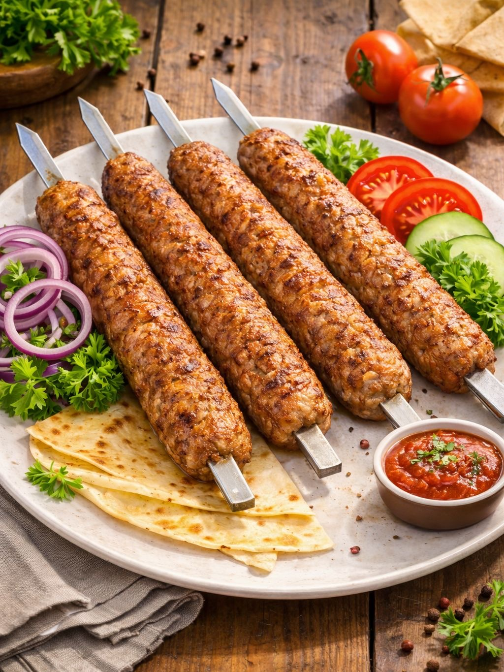 Люля-кебаб из говядины от Шашлык на Муканова