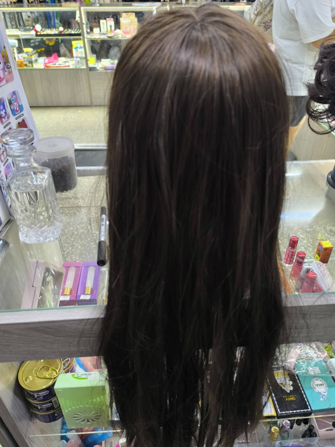 Парик каштан женский 75 см. - фото 2