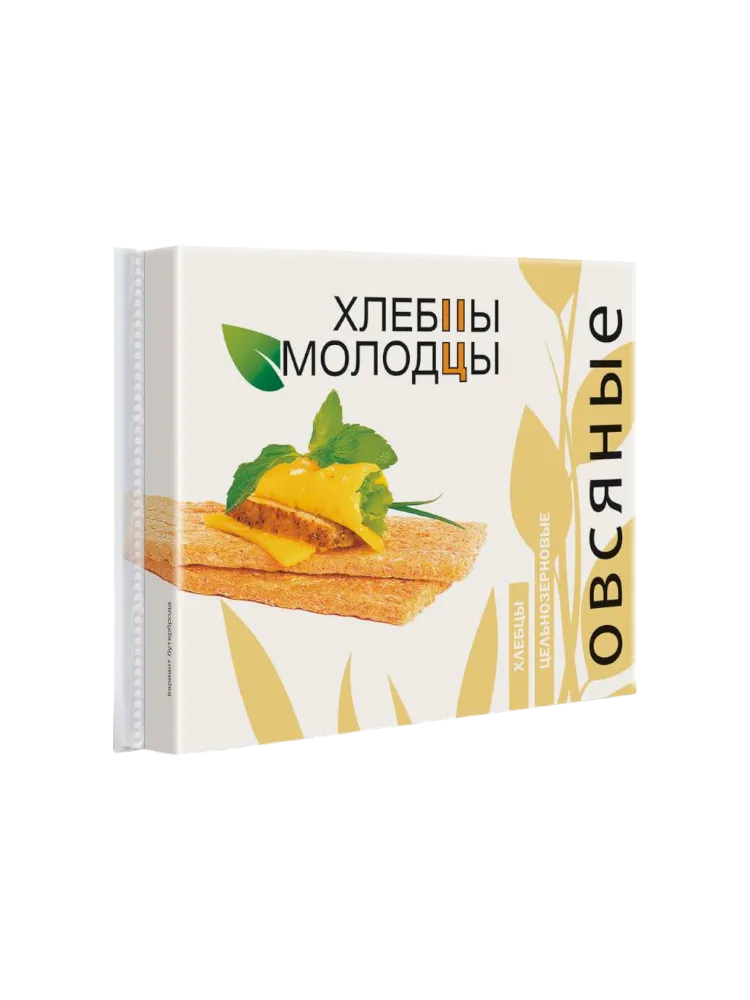 ХЛЕБЦЫ МОЛОДЦЫ 100Г ОВСЯНЫЕ