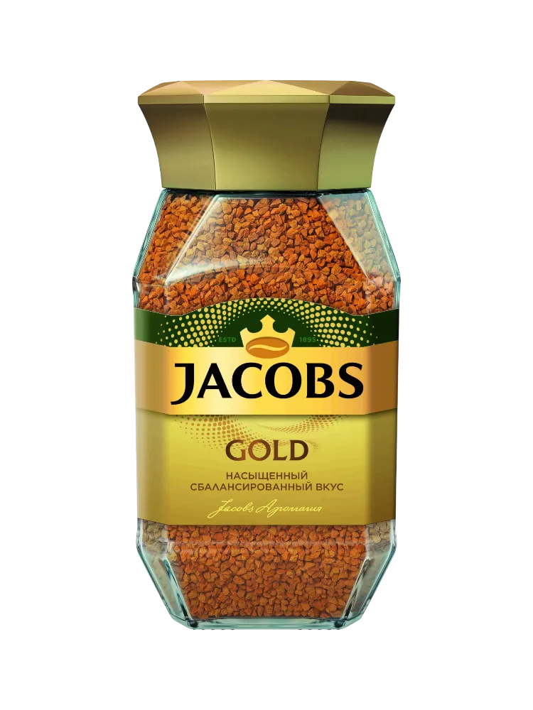 КОФЕ JACOBS GOLD 95Г СТ/Б