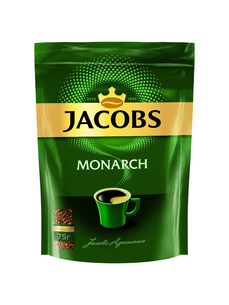 КОФЕ JACOBS MONARCH 75Г М/У