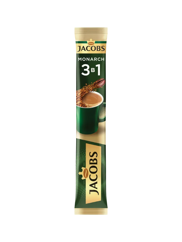 КОФЕ JACOBS MONARCH PLUS 3В1 15Г