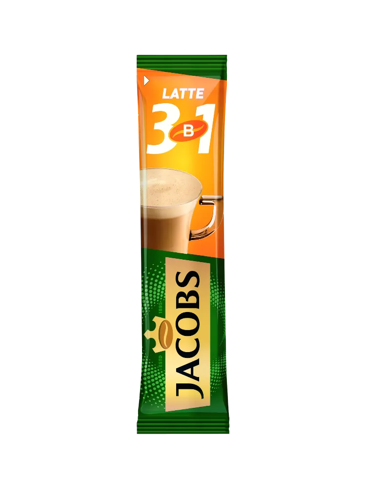 КОФЕ JACOBS LATTE 14.8Г 3В1 