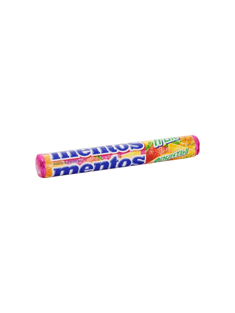 ДРАЖЕ MENTOS 38Г ФРУКТОВЫЕ 