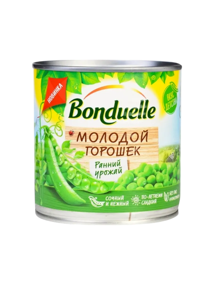 ГОРОШЕК BONDUELLE 425МЛ МОЛОДОЙ