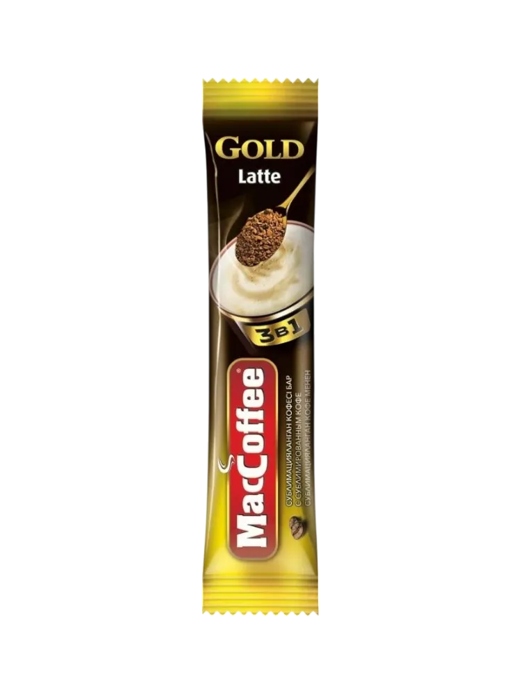 КОФЕ MACCOFFEE GOLD 16Г ЛАТТЕ 