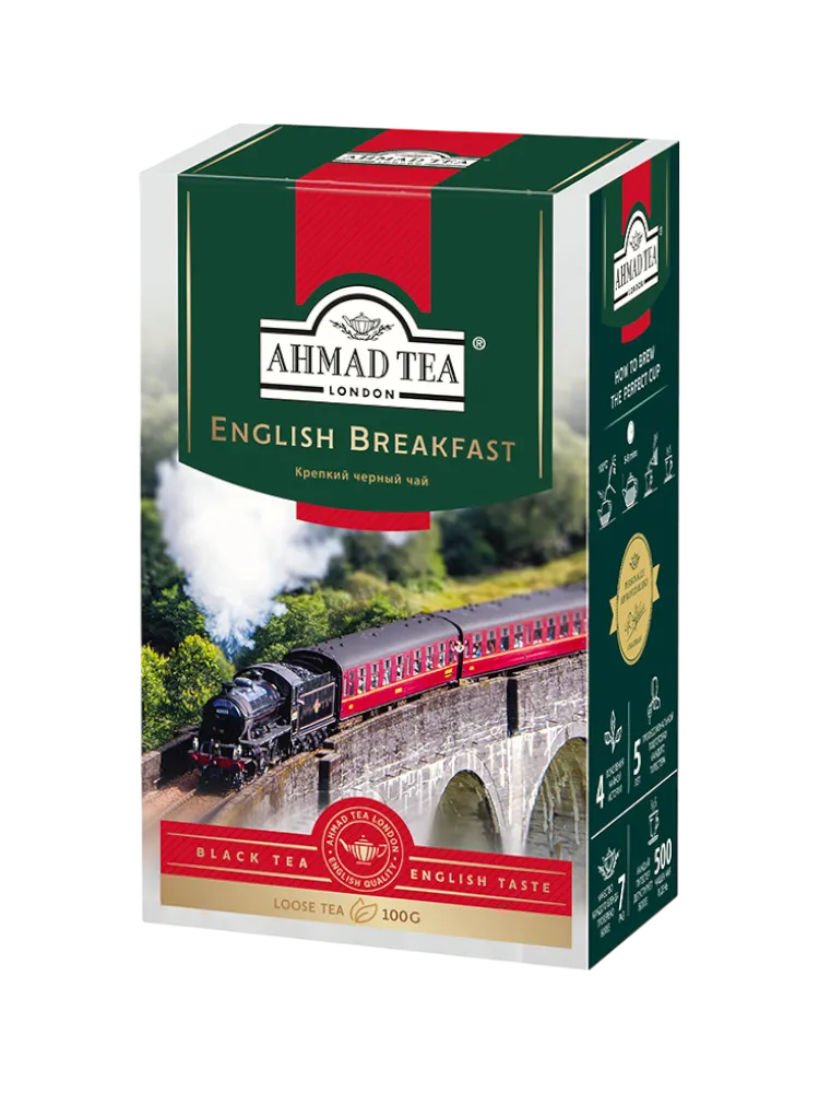 ЧАЙ AHMAD TЕА 100Г ENGLISH BREAKFAST