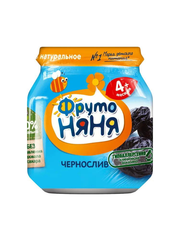 ПЮРЕ ФРУТОНЯНЯ 100Г ЧЕРНОСЛИВ