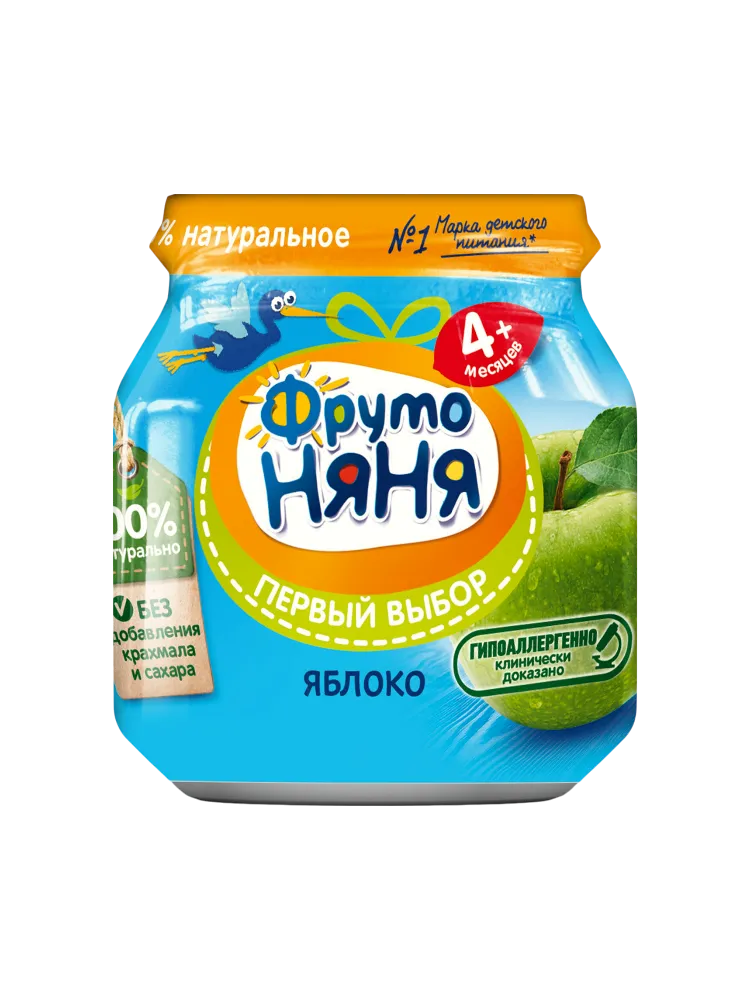ПЮРЕ ФРУТОНЯНЯ 100Г ЯБЛОКО