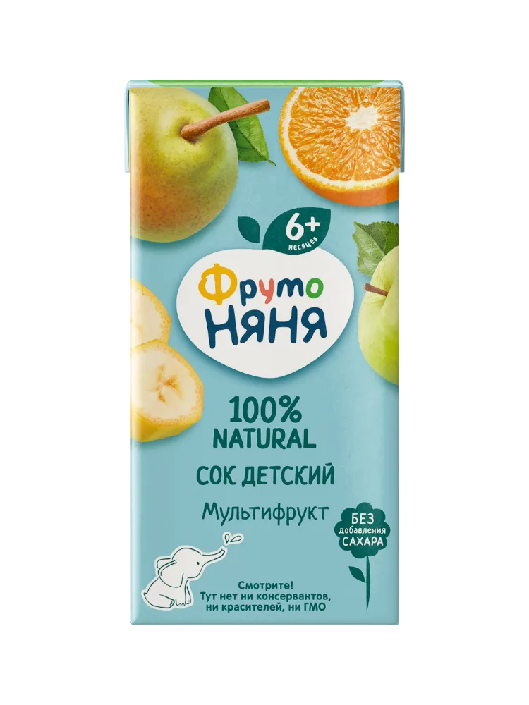 СОК ФРУТОНЯНЯ 200МЛ МУЛЬТИФРУКТ