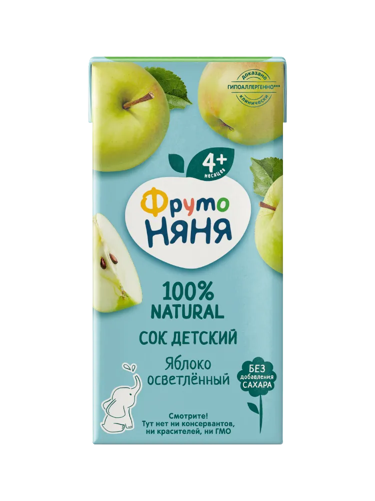СОК ФРУТОНЯНЯ 200МЛ ЯБЛОКО ОСВЕТ
