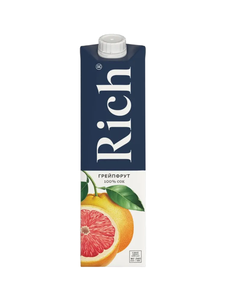 СОК RICH 1Л ГРЕЙПФРУТ - фото 1