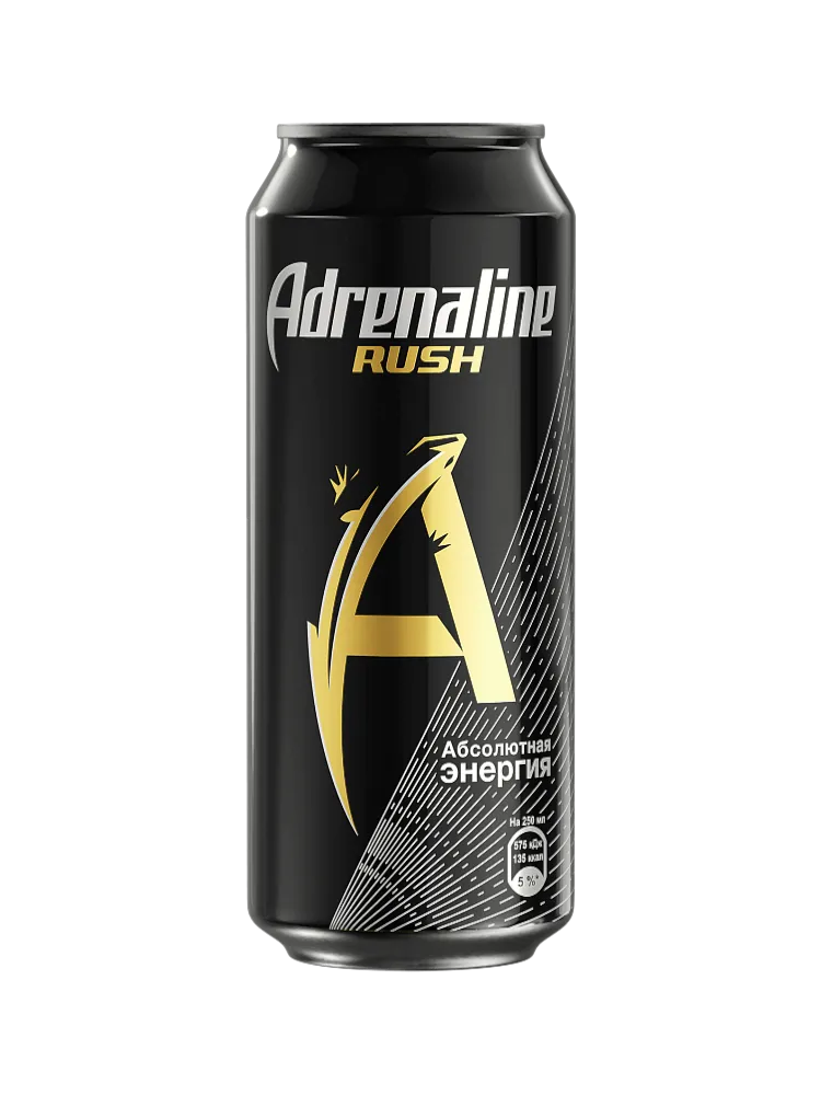 НАПИТОК ЭНЕРГЕТ ADRENALINE RUSH 0.449Л