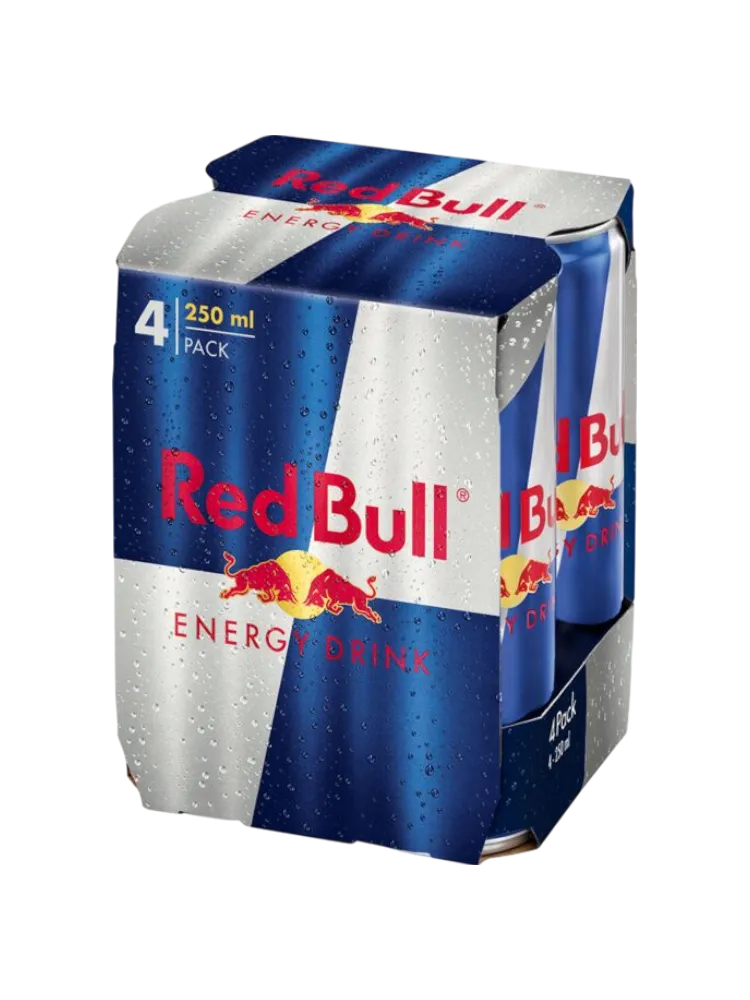 НАПИТОК ЭНЕРГЕТ RED BULL 4*250МЛ МУЛЬТИПАК 