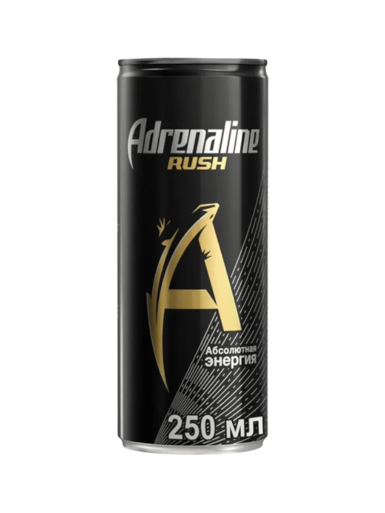 НАПИТОК ЭНЕРГЕТ ADRENALINE RUSH 0.25Л
