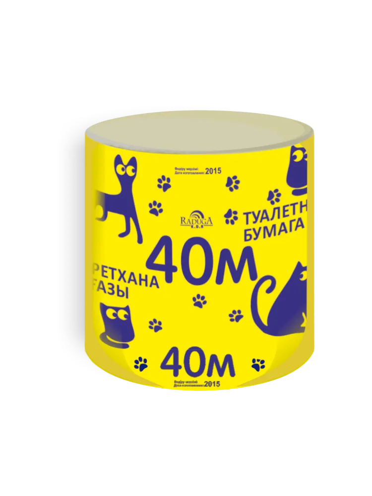 ТУАЛЕТ БУМАГА 40М - фото 1
