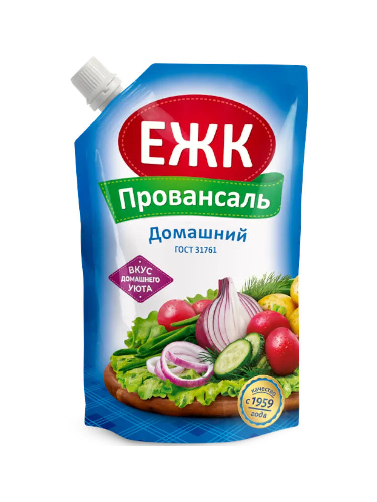 СОУС МАЙОНЕЗНЫЙ ЕЖК 200МЛ ПРОВАНСАЛЬ ДОМАШНИЙ 46% Д/П