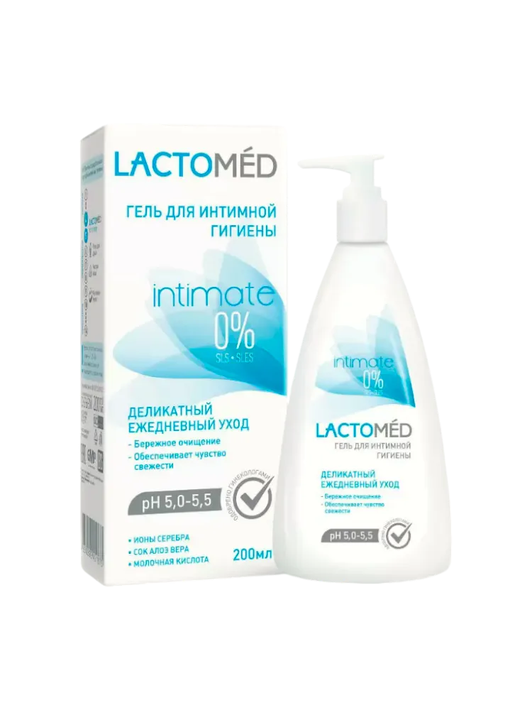 ГЕЛЬ Д/ИНТИМ ГИГИЕНЫ LACTOMED 200МЛ ДЕЛИКАТНЫЙ УХОД