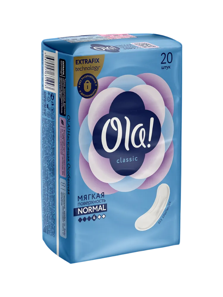 ПРОКЛАДКИ OLA! CLASSIC NORMAL БЕЗ КРЫЛЫШЕК 20/18ШТ
