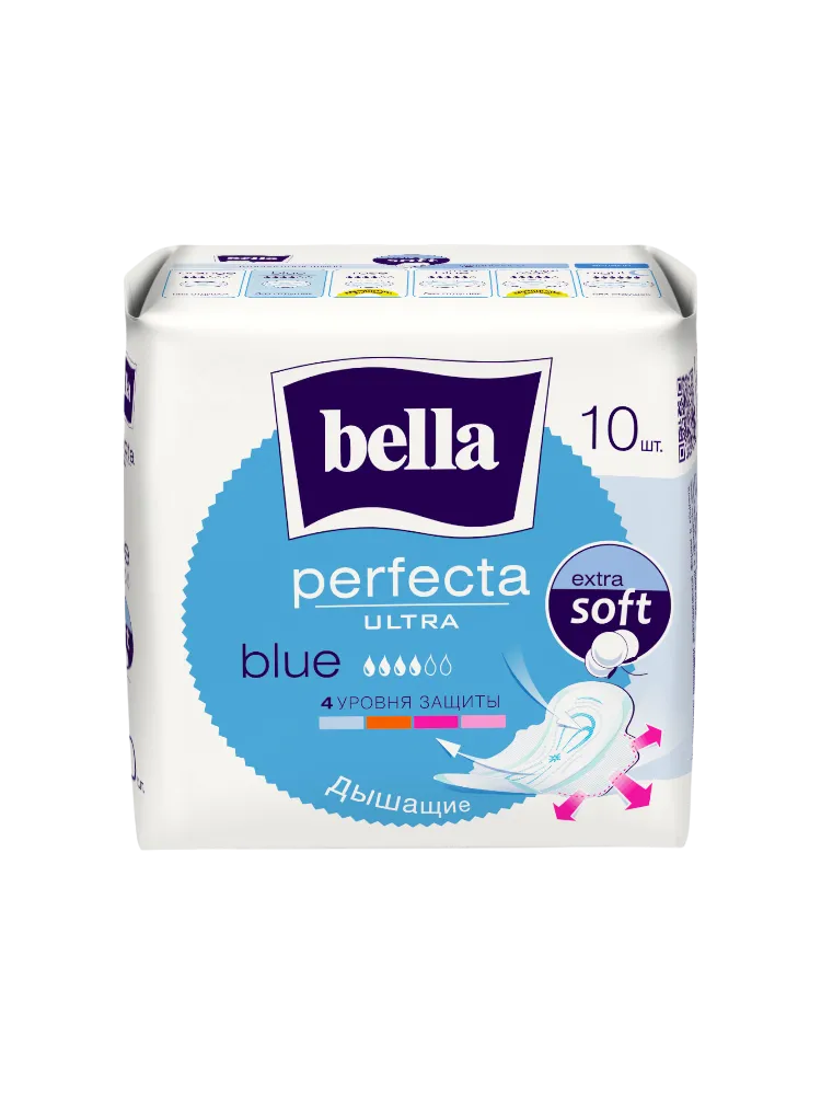 ПРОКЛАДКИ BELLA PERFECTA BLUE 10ШТ БЕЛАЯ ЛИНИЯ
